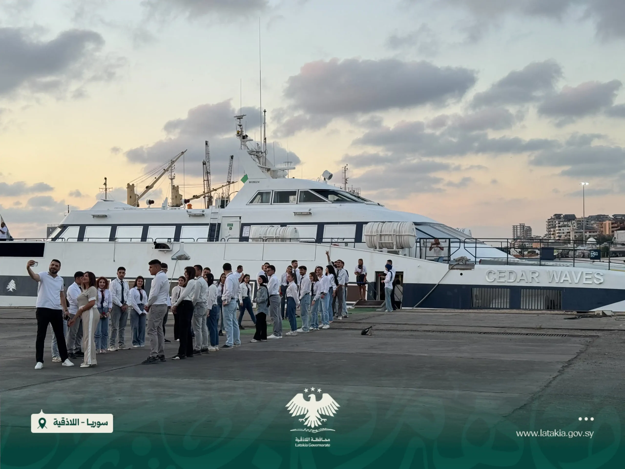 مرفأ اللاذقية.. ماذا يعني الظفر ببوابة سوريا على المتوسط؟ 30 استئناف الرحلات البحرية بين اللاذقية وجونية بعد أكثر من 14 عامًا من الانقطاع
